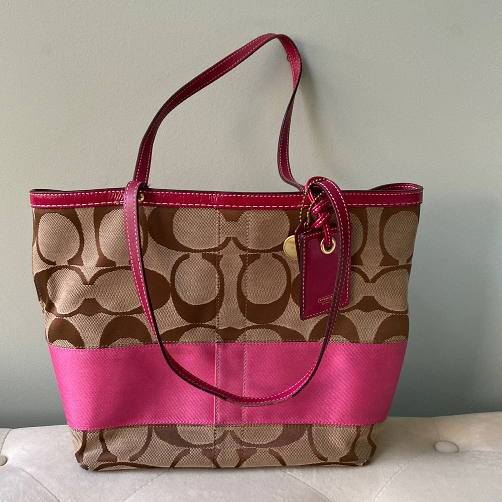 Coach shopper tote